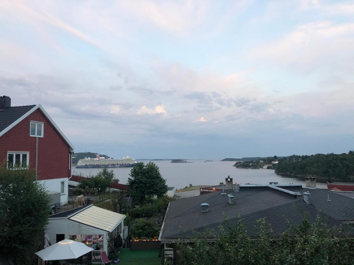 Aid Og Svein' S Sentrumsnaere Panorama Hjem Apartment Kristiansand Luaran gambar